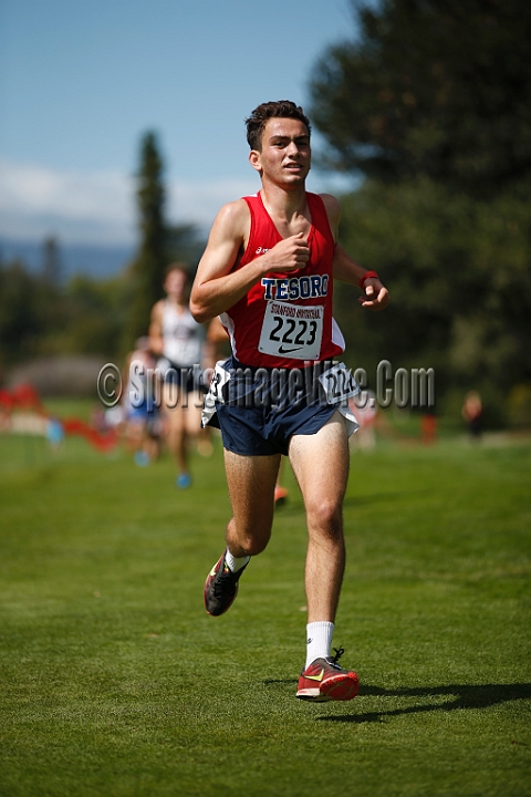 2014StanfordSeededBoys-492.JPG - Seeded boys race at the Stanford Invitational, September 27, Stanford Golf Course, Stanford, California.